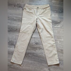 Lululemon ABC Pant Warpstream Khaki 32” x 31”